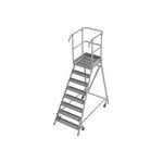 STABILO PODESTLEITER FAHRBAR, EINSEITIG BEGEHBAR,...