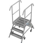 STABILO PODESTLEITER FAHRBAR, BEIDSEITIG BEGEHBAR,...