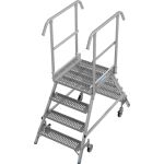 STABILO PODESTLEITER FAHRBAR, BEIDSEITIG BEGEHBAR,...