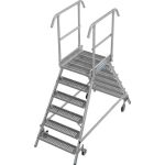 STABILO PODESTLEITER FAHRBAR, BEIDSEITIG BEGEHBAR,...