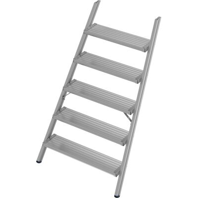 STEIGTEIL ALU-GERIEFT FÜR STABILO PODESTLEITER FAHRBAR, EINSEITIG BEGEHBAR 6 STUFEN