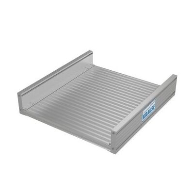 PLATTFORM ALU-GERIEFT FÜR STABILO PODESTLEITER FAHRBAR, BEIDSEITIG BEGEHBAR 2x3-2x8 STUFEN