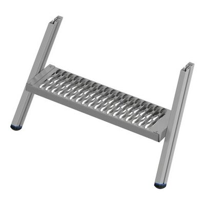 STEIGTEIL R13 FÜR STABILO PODESTLEITER FAHRBAR, EINSEITIG BEGEHBAR PROFILROST MIT R13-STUFEN, 2 STUFEN