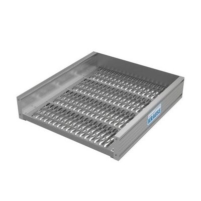 PLATTFORM R13 FÜR STABILO PODESTLEITER FAHRBAR, EINSEITIG BEGEHBAR PROFILROST MIT R13-STUFEN, 2-8 STUFEN