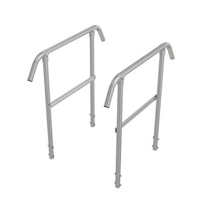 PLATTFORMGELÄNDER INCL. KNIELEISTE FÜR STABILO PODESTLEITER FAHRBAR, BEIDSEITIG BEGEHBAR 2x3-2x8 STUFEN