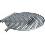 UMSTEIGEBÜHNE STEIGLEITER GITTERROST FÜR STAHL...