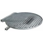 UMSTEIGEBÜHNE STEIGLEITER GITTERROST FÜR ALUMINIUM