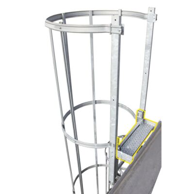 AUSSTIEGSTRITT, SPALTMASS 300 MM, STAHL VERZINKT