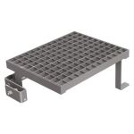 RUHEPODEST, KLAPPBAR, STAHL VERZINKT