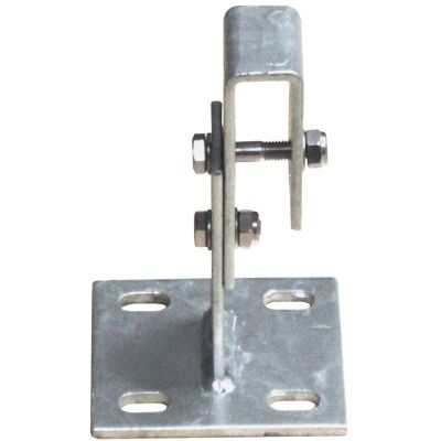 SYSTEMTEILE WANDHALTER 150-200 MM VERSTELLBAR, GRUNDPLATTE 120x120 MM