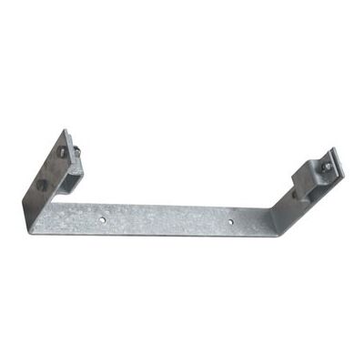 SYSTEMTEILE WANDHALTER 150 MM STARR U-FORM FÜR ALUMINIUM, GRUNDPLATTE 510x60 MM