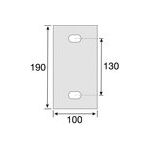 SYSTEMTEILE T-WANDHALTER 200 MM FÜR ALUMINIUM
