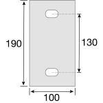 SYSTEMTEILE T-WANDHALTER 350 MM FÜR STAHL