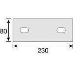 SYSTEMTEILE U-WANDHALTER SANDWICHFASSADE 200 MM FÜR STAHL
