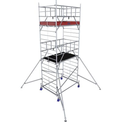PROTEC XXL ALU-FAHRGERÜST BREITAUFBAU 2,00x1,20 M AH 6,30 M