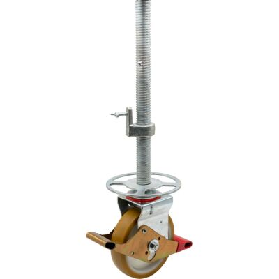 STABILO FG FAHRROLLE GUMMIERT Ø 200 MM HÖHENVERSTELLBAR