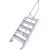 TREPPE (LEICHTMETALL), 5 STUFEN 0,6 M, 45°
