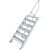 TREPPE (LEICHTMETALL), 6 STUFEN 0,6 M, 45°