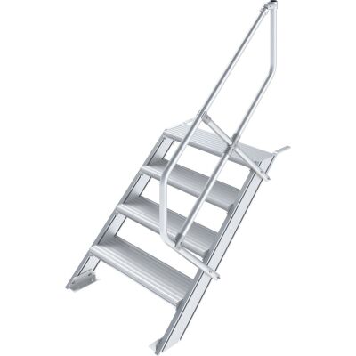 TREPPE (LEICHTMETALL), 4 STUFEN 0,8 M, 45°