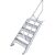 TREPPE (LEICHTMETALL), 5 STUFEN 0,8 M, 45°