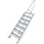 TREPPE (LEICHTMETALL), 7 STUFEN 0,8 M, 45°