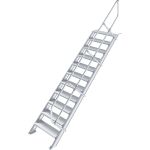 TREPPE (LEICHTMETALL), 11 STUFEN 0,8 M, 45°