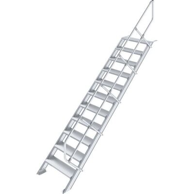 TREPPE (LEICHTMETALL), 11 STUFEN 0,8 M, 45°