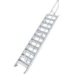 TREPPE (LEICHTMETALL), 11 STUFEN 0,8 M, 45°