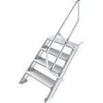 TREPPE (LEICHTMETALL), 4 STUFEN 1,0 M, 45°
