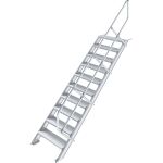 TREPPE (LEICHTMETALL), 10 STUFEN 1,0 M, 45°