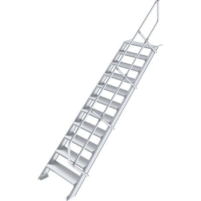 TREPPE (LEICHTMETALL), 11 STUFEN 1,0 M, 45°