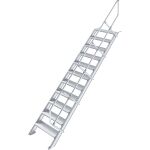 TREPPE (LEICHTMETALL), 11 STUFEN 1,0 M, 45°