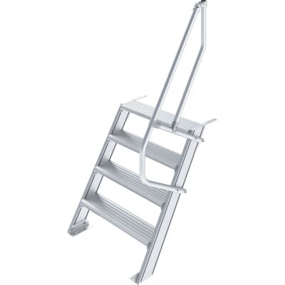 TREPPE (LEICHTMETALL), 4 STUFEN 0,6 M, 60°