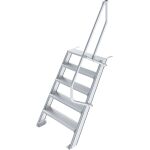 TREPPE (LEICHTMETALL), 5 STUFEN 0,6 M, 60°