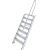 TREPPE (LEICHTMETALL), 7 STUFEN 0,6 M, 60°