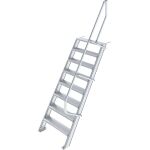 TREPPE (LEICHTMETALL), 8 STUFEN 0,6 M, 60°