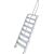 TREPPE (LEICHTMETALL), 8 STUFEN 0,6 M, 60°