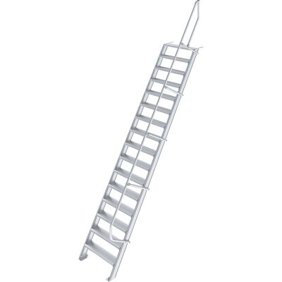 TREPPE (LEICHTMETALL), 16 STUFEN 0,6 M, 60°
