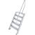 TREPPE (LEICHTMETALL), 5 STUFEN 0,8 M, 60°