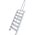 TREPPE (LEICHTMETALL), 7 STUFEN 0,8 M, 60°
