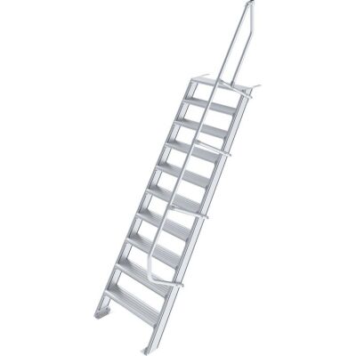 TREPPE (LEICHTMETALL), 10 STUFEN 0,8 M, 60°