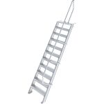 TREPPE (LEICHTMETALL), 11 STUFEN 0,8 M, 60°