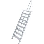 TREPPE (LEICHTMETALL), 9 STUFEN 1,0 M, 60°