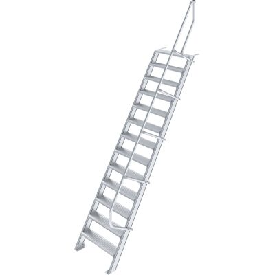 TREPPE (LEICHTMETALL), 13 STUFEN 1,0 M, 60°