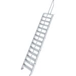 TREPPE (LEICHTMETALL), 14 STUFEN 1,0 M, 60°