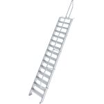 TREPPE (LEICHTMETALL), 15 STUFEN 1,0 M, 60°