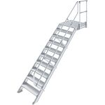 TREPPE MIT PLATTFORM (LEICHTMETALL), 10 STUFEN 1,0 M,...