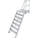 TREPPE MIT PLATTFORM (LEICHTMETALL), 7 STUFEN 0,6 M, 60°