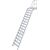 TREPPE MIT PLATTFORM (LEICHTMETALL), 16 STUFEN 0,6 M, 60°