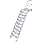 TREPPE MIT PLATTFORM (LEICHTMETALL), 10 STUFEN 0,8 M,...